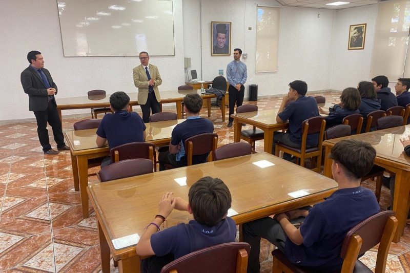 Visita del Equipo Inspectorial de Pastoral Juvenil al Liceo Manuel Arriarán Barros