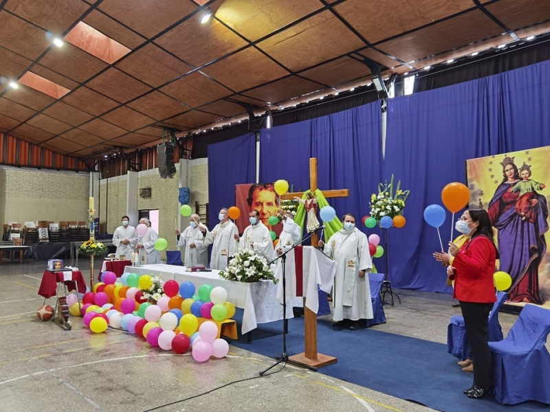 En señal de comunión, obras salesianas de la zona Sur de Santiago celebraron en conjunto la tradicional Pascueta