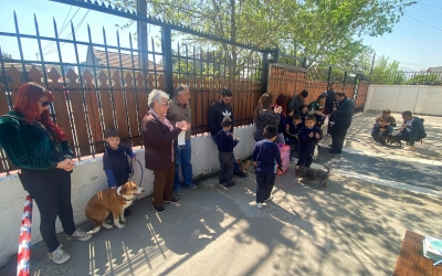 Bendición de mascotas en Nivel Inicial 2023