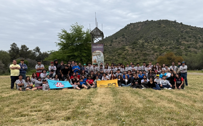 Delegación salesiana de La Cisterna cierra celebración de los 50 Años del MJS en Chile en el encuentro CampoBosco 2024