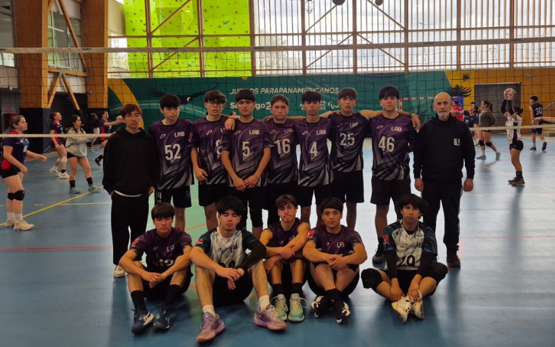 Segundo lugar provincial para la selección Sub-18 de voleibol del LAB