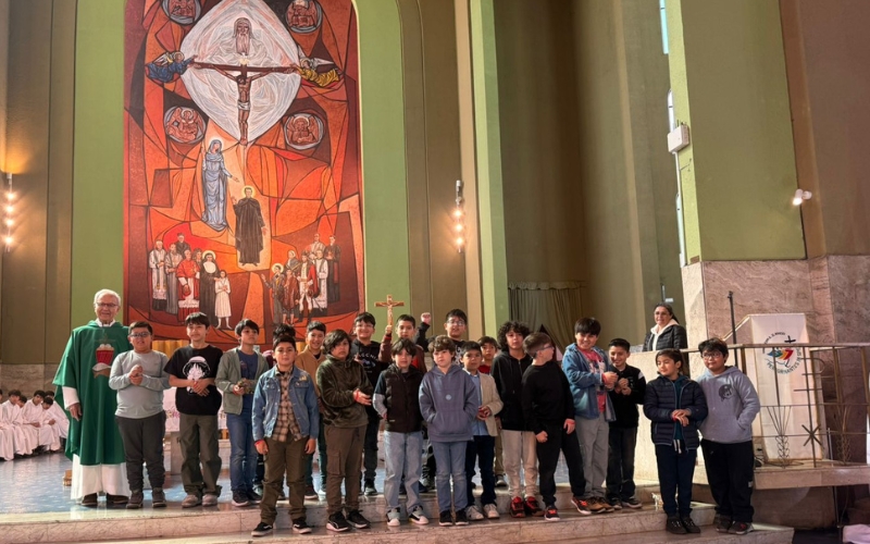 Inauguración del ciclo de eucaristías por nivel en el Colegio
